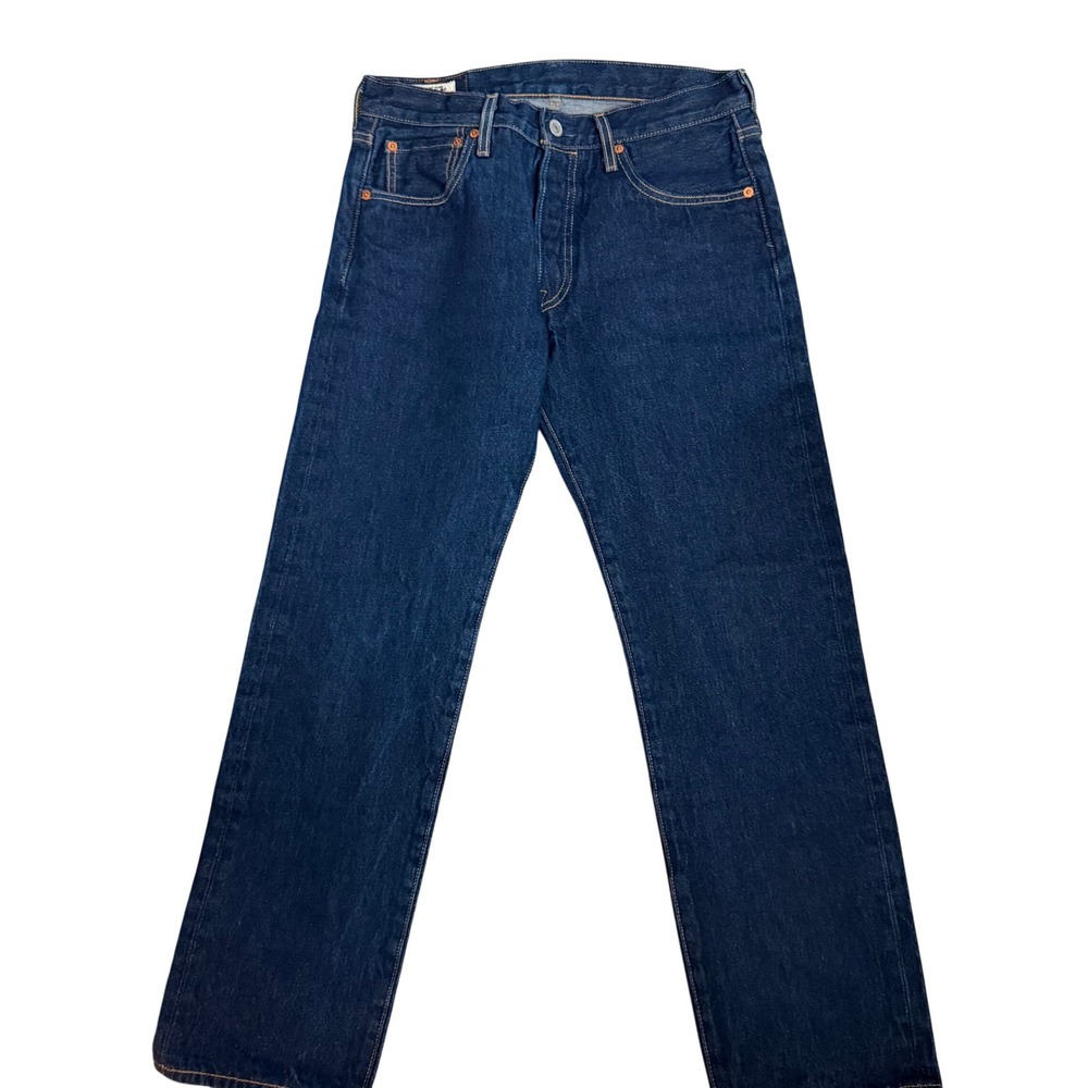 LEVIS 501 Original Straight Leg Dark Wash Denim Jeans W31 L30